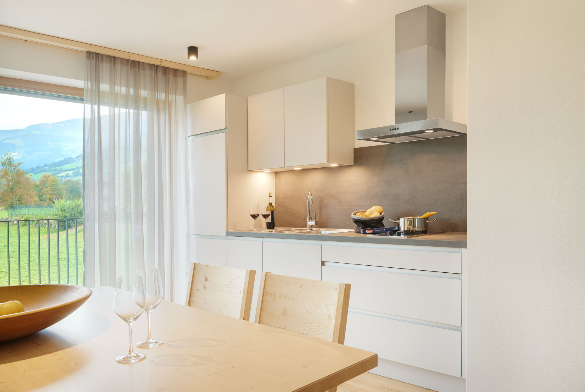 Kitchen holiday flat mountain